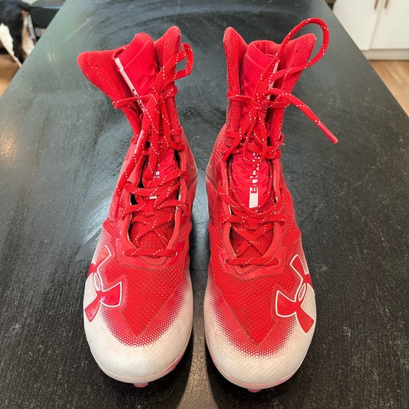 Men’s 11.5 Under Armour football/lacrosse high top cleats - Picture 1 of 5